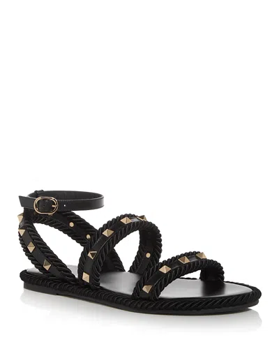 VALENTINO GARAVANI WOMEN'S ROCKSTUD ESPADRILLE SANDALS