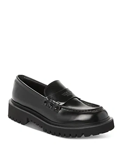 Valentino Garavani Women's Rockstud Lug Sole Loafers In Black