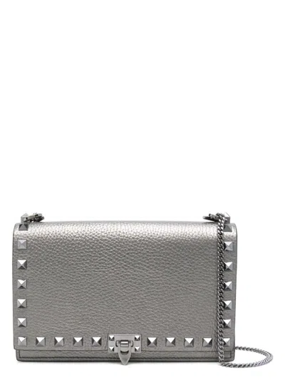 Valentino Garavani Women's Rockstud Mini Bag In Grey