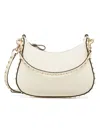 Valentino Small Rockstud Shoulder Bag In White