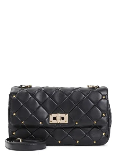 Valentino Garavani Women's Rockstud Spike Shoulder Bag Small In Black