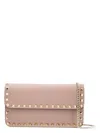 VALENTINO GARAVANI WOMEN'S ROCKSTUD WALLET W/STRAP