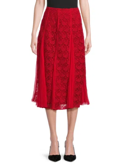 ROSA skirt - RED VICHY