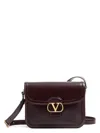 Valentino 9 To 5 Flap Leather Saddle Shoulder Bag
