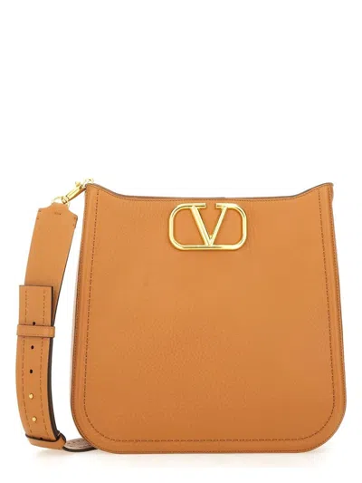Valentino Garavani Women's Shoulder Bag Vlogo In Beige
