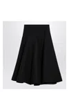 Valentino Crepe Couture Wool-blend Midi Skirt