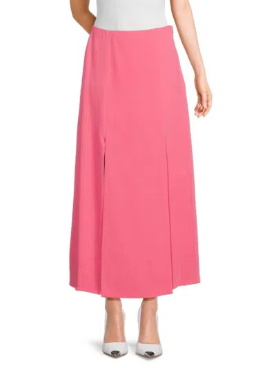 Valentino Women's Silk Maxi Skirt In Watermelon