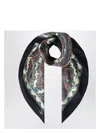 Valentino Garavani Silk Scarf With Paisley Print Women In Beige