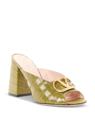 Valentino Garavani Women's Slides In Green
