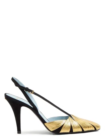 VALENTINO GARAVANI WOMEN'S SLING BACK VG FOLIEFOLIAGE T. 90 PUMPS