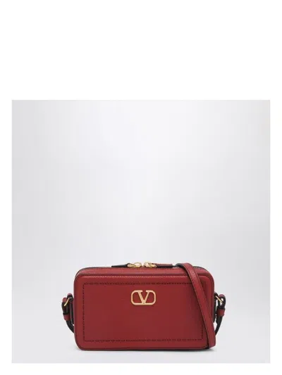 VALENTINO GARAVANI WOMEN'S SMALL RED LEATHER CROSSBODY BAG ALLTIME