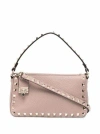 Valentino Rockstud-embellishment Tote Bag In Poudre