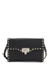Valentino Rockstud Small Shoulder Bag In Black