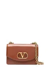 Valentino Cognac Leather Shoulder Bag