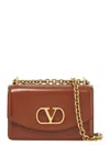 Valentino Cognac Leather Shoulder Bag