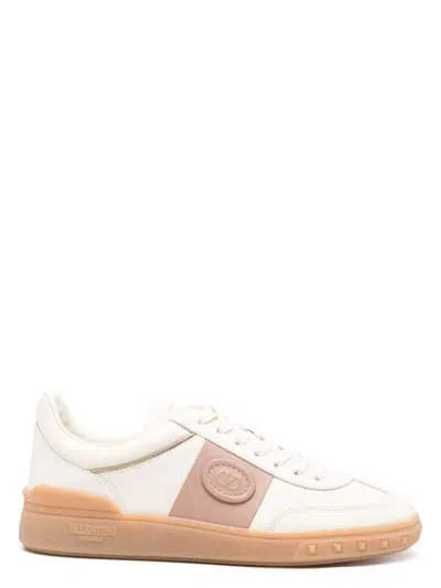 VALENTINO GARAVANI WOMEN'S SNEAKER UPVILLAGE IVORY/CINNAMON PINK | SIZE 41 | 6W2S0IL9FCF
