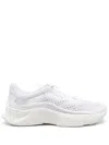 Valentino Garavani Act One Leather Sneakers In White