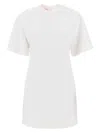 Valentino Garavani Mini Dress In Structured Couture In White