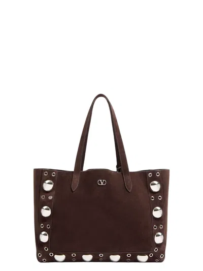 Valentino Garavani Women's Suede Leather Tote Bag