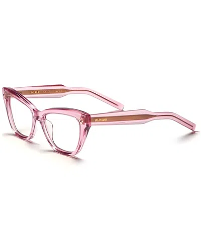 Valentino Garavani Valentino Women's Tale 53mm Optical Frames In Pink