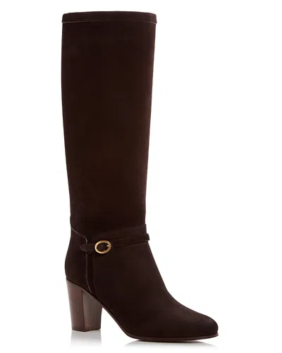 VALENTINO GARAVANI WOMEN'S PATTIE TALL SUEDE BOOTS