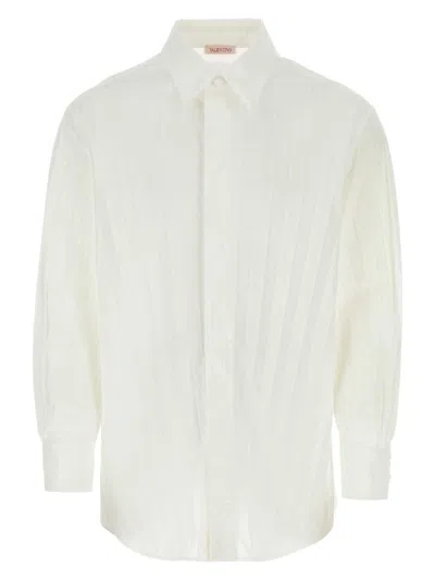 VALENTINO WOMEN'S TECH NYLON OVERSIZE SHIRT