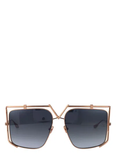 Valentino Women's Titanium Sunglasses In Red