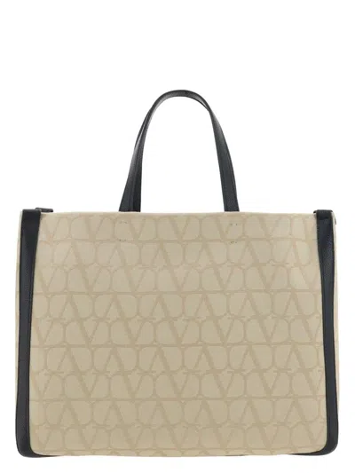 VALENTINO GARAVANI WOMEN'S TOILE ICONOGRAPHE SHOPPING BAG