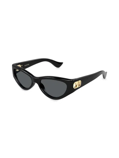 Valentino Women's Vain Light 54mm Cat-eye Sunglasses In Black