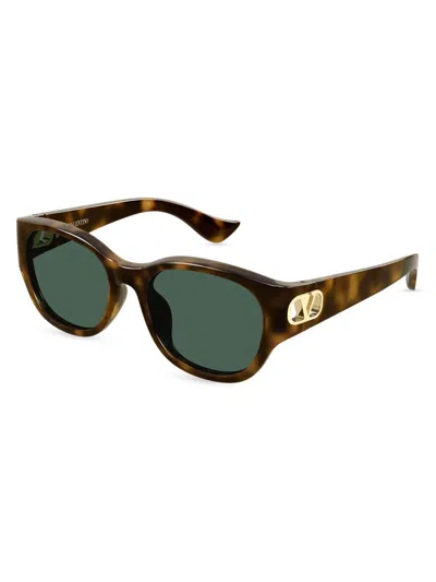 Valentino Women's Vain Light 55mm Square Sunglasses In Multi