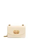 Valentino White Vain Shoulder Bag