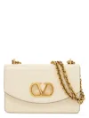 Valentino White Vain Shoulder Bag In Butterwht