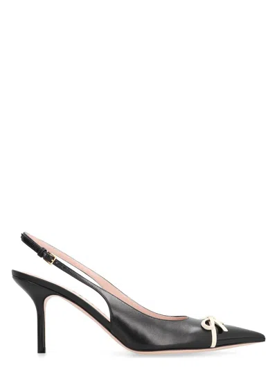VALENTINO GARAVANI WOMEN'S VALENTINO GARAVANI - LEATHER SLINGBACK PUMPS