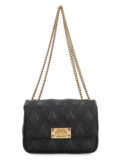 VALENTINO GARAVANI WOMEN'S VALENTINO GARAVANI - QUILTIE 67 LEATHER SHOULDER BAG