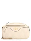 Valentino Garavani Garavani Quiltie Shoulder Bag 67 In Quilted Nappa Woman Ivory Uni In Ivory