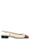 Valentino Garavani 'valet Du Roi' White Ballet Flats With Vlogo Plaque On The Front And Adjustable L