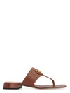Valentino Vlogo Plaque Square Open Toe Slides