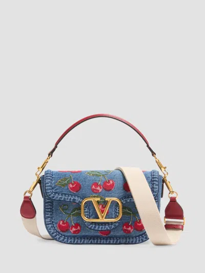 Valentino Garavani Women's  All-time Denim Shoulder Bag In Multi