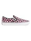 Valentino Garavani  Garavani And Vans Fabric Slip-on Trainer With Vlogo Checkerboard Print