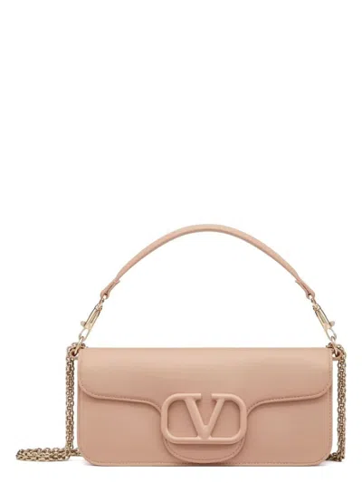 Valentino Garavani Women's  Locã² Shoulder Bag In Rosecannel