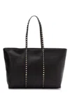 Valentino Rockstud Tote Bag In Black
