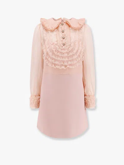 VALENTINO VALENTINO WOMEN VALENTINO PINK DRESSES