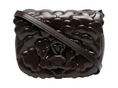 Pre-owned Valentino Garavani Women's Valentino Small 03 Rose Edition Atelier Bag In Brown