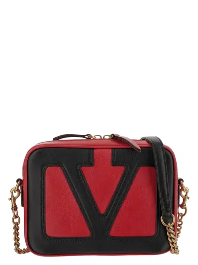 VALENTINO GARAVANI WOMEN'S VIVA SUPERSTAR CROSSBODY BAG RED/BLACK | 7W2B0R86PTJ COLOR AKV