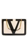 Valentino Garavani Garavani Viva Superstar Medium Nappa Leather Shopping Bag Woman Butter/black Uni In White