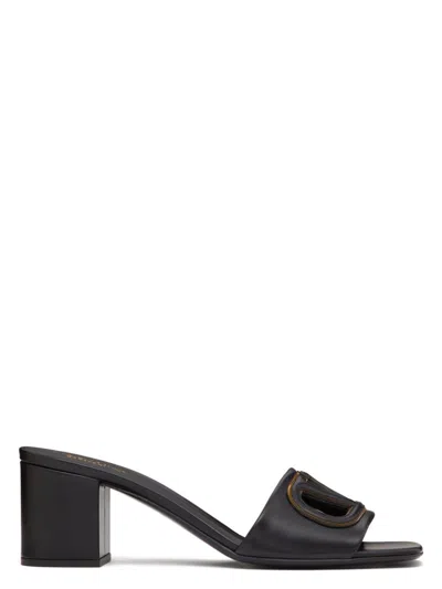 Valentino Garavani 60mm Vlogo Signature Sandals In Black