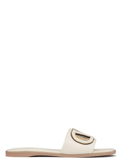 VALENTINO GARAVANI WOMEN'S VLOGO CUT-OUT LEATHER SANDALS