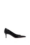 Valentino Garavani Woman Pumps Black Size 8 Leather In Nero