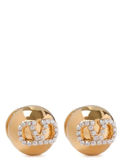 VALENTINO GARAVANI WOMEN'S VLOGO EARRINGS WITH SWAROWSKI CRYSTALS