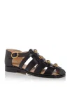 Valentino Garavani Women's Vlogo Embellished Strappy Sandals In Black